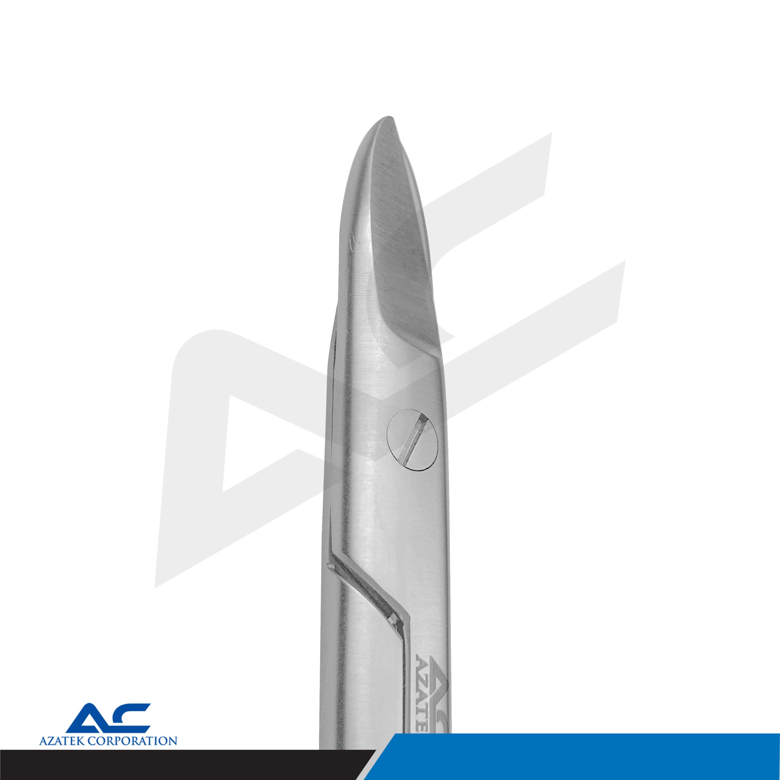 Beebee Curved Saw Edge Scissors 11cm – Precision Dental Surgical Scissors - Azatek Instruments