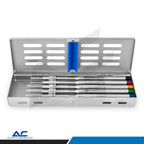 Straight dental sinus elevation osteotomes in 2.7mm, 3.2mm, 3.7mm, 4.2mm and 5mm sizes
