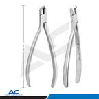 Distal End Cutter, Orthodontic Distal End Cutter with Safety Holding, Long Handle Wire Cutter - Azatek Instruments