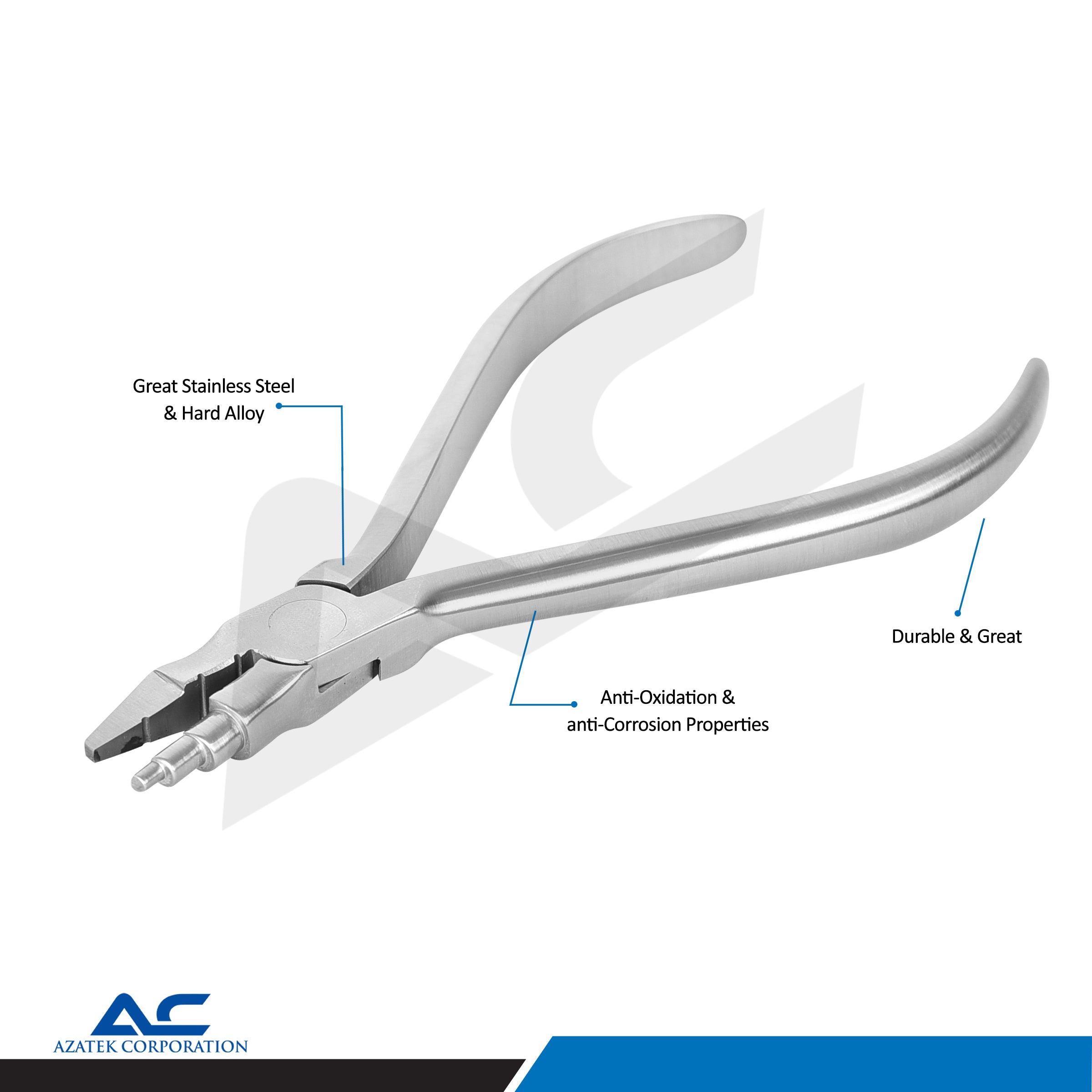 Young Loop Forming Pliers – Professional Orthodontic Young's Loop Plier - Azatek Instruments
