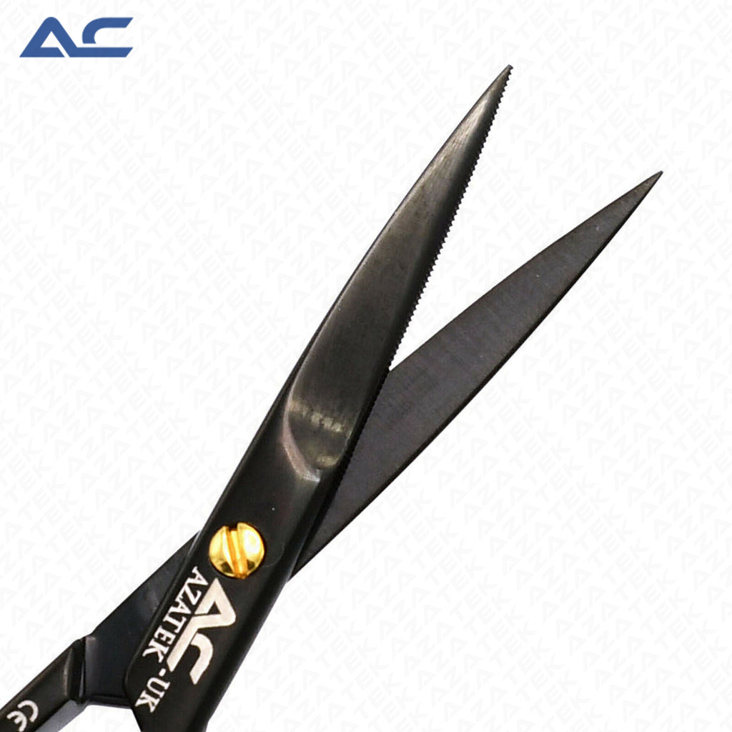 Black TitaN Iris Scissors Straight 11cm – Surgical Iris Scissors - Azatek Instruments