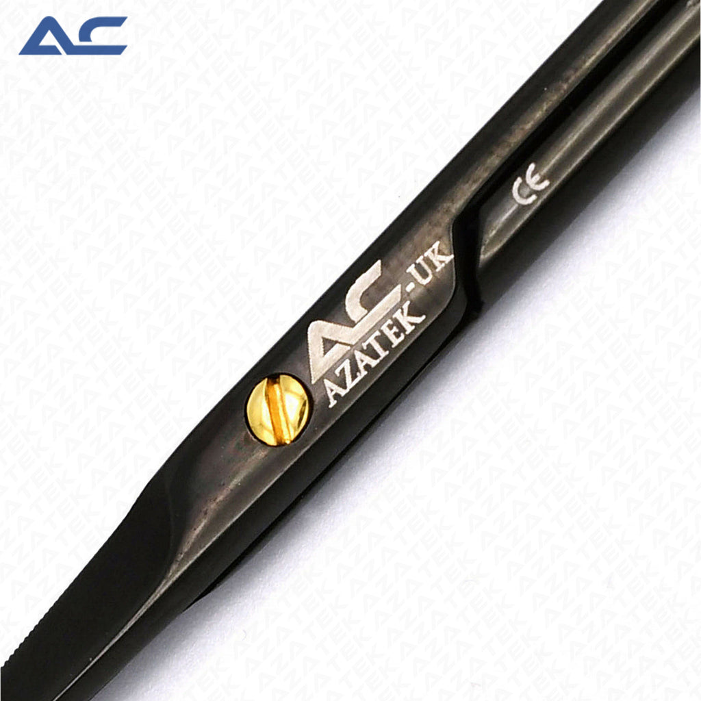 Black TitaN Iris Scissors Straight 11cm – Surgical Iris Scissors - Azatek Instruments