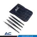 Azatek Professional 4-Piece Set of Eyebrow and Eyelash Tweezer - Azatek Instruments