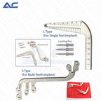 Locator Depth Pin Gauge Guide S-L Type – Precision Dental Implant Surgical Measuring Instrument - Azatek Instruments