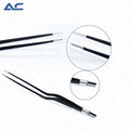 European Bayonet Bipolar Forceps 20cm with Reusable Electrocautery Cable - Azatek Instruments