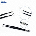 Bipolar Forceps Straight Angle 20cm with Reusable Electro-Surgical Cable - Azatek Instruments