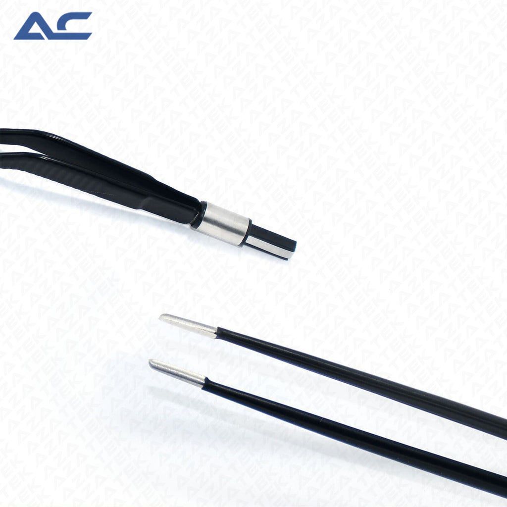 European Bayonet Bipolar Forceps 20cm with Reusable Electrocautery Cable - Azatek Instruments