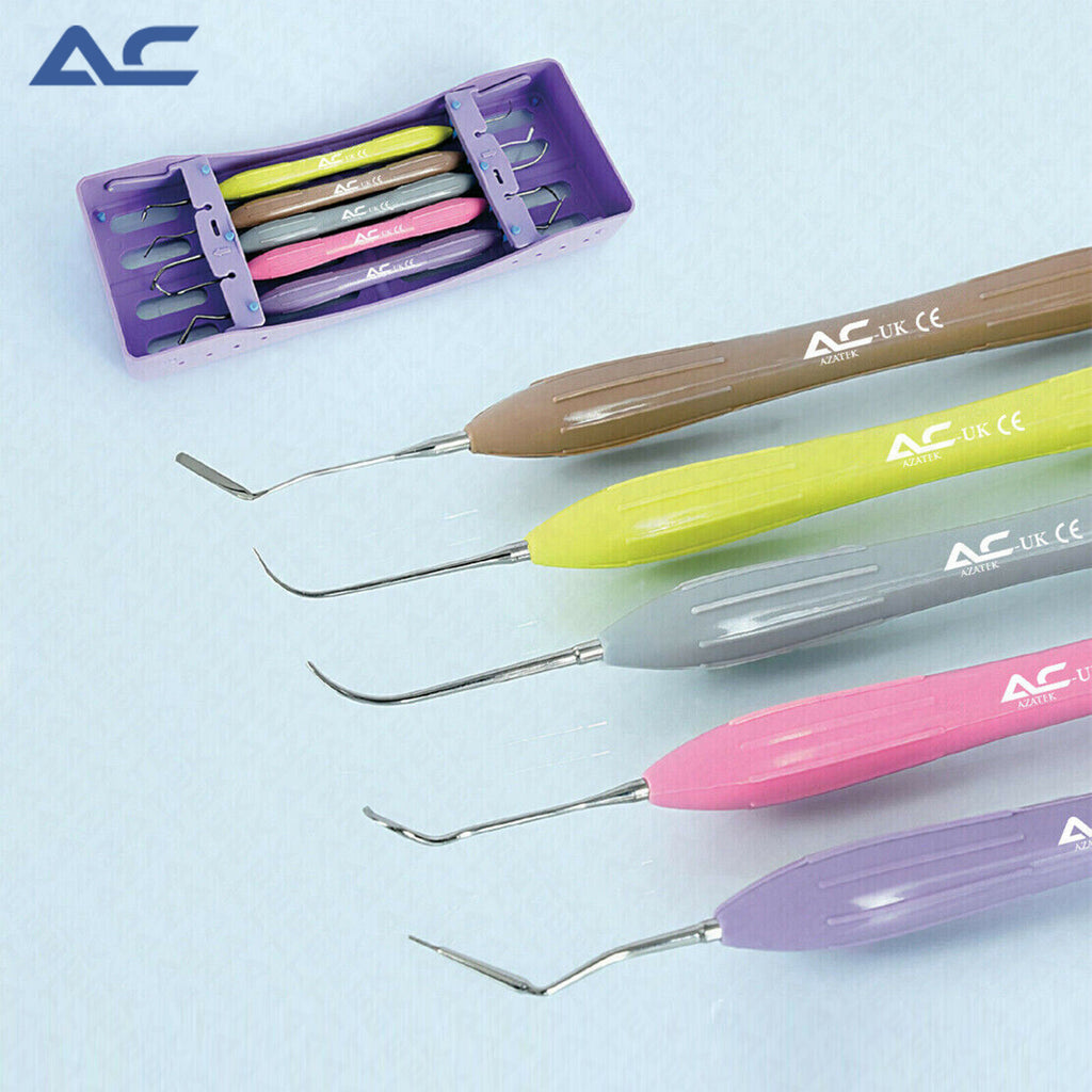 Composite Filling Instruments Kit (5 Pieces) – Silicon Handle - Azatek Instruments