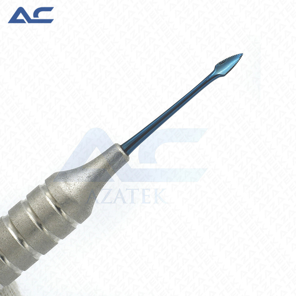 Dental Luxators, Luxator Elevators, Luxating Hybrid Elevators, Set of 07 Pcs. (Blue TitaN) - Azatek Instruments
