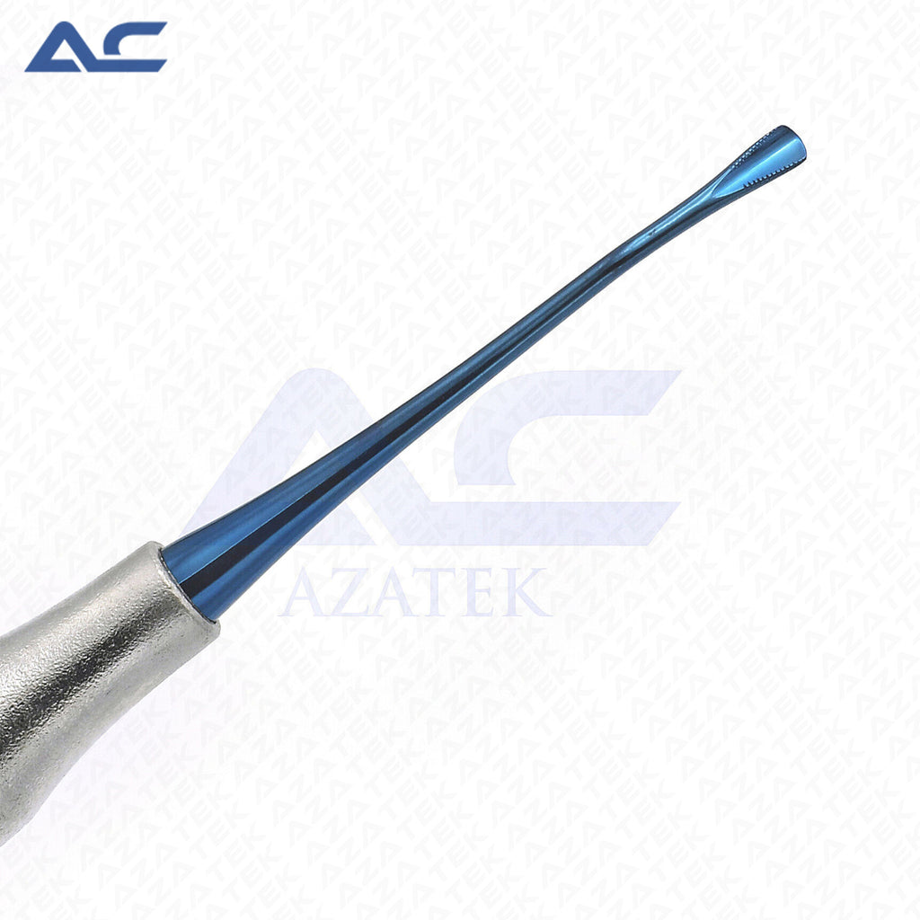 Dental Luxators, Luxator Elevators, Luxating Hybrid Elevators, Set of 07 Pcs. (Blue TitaN) - Azatek Instruments