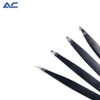 Azatek Professional 4-Piece Set of Eyebrow and Eyelash Tweezer - Azatek Instruments