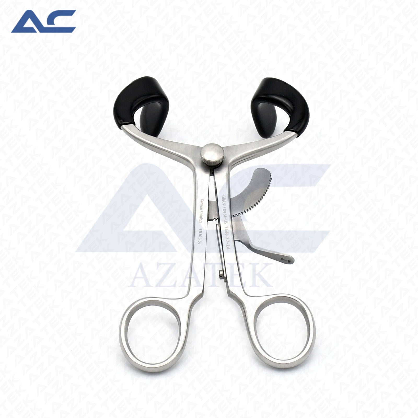 Dental Mouth Gag, Dental Open Mouth Gag Adult Size 14cm Stainless Steel - Azatek Instruments
