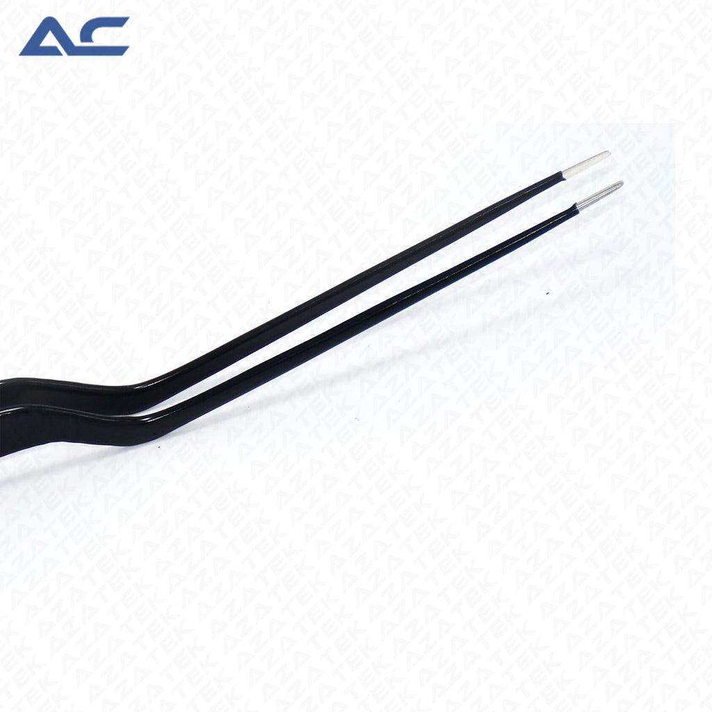 European Bayonet Bipolar Forceps 20cm with Reusable Electrocautery Cable - Azatek Instruments