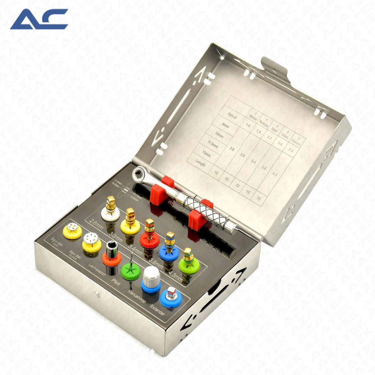 Azatek Bone Expander Kit for dental implant and oral surgical procedures
