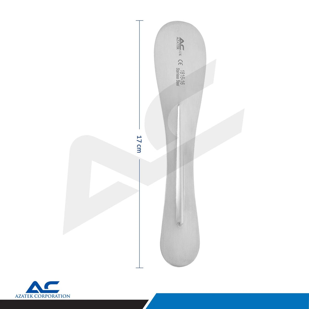 Azatek 17cm stainless steel dental spatula for dental laboratory applications