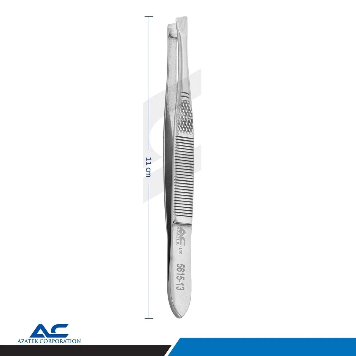 Azatek 11cm Eyebrow Hair Tweezers for eyebrow shaping and individual hair removal