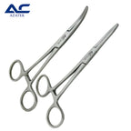 Azatek Kelly forceps ratchet locking handle and finger rings