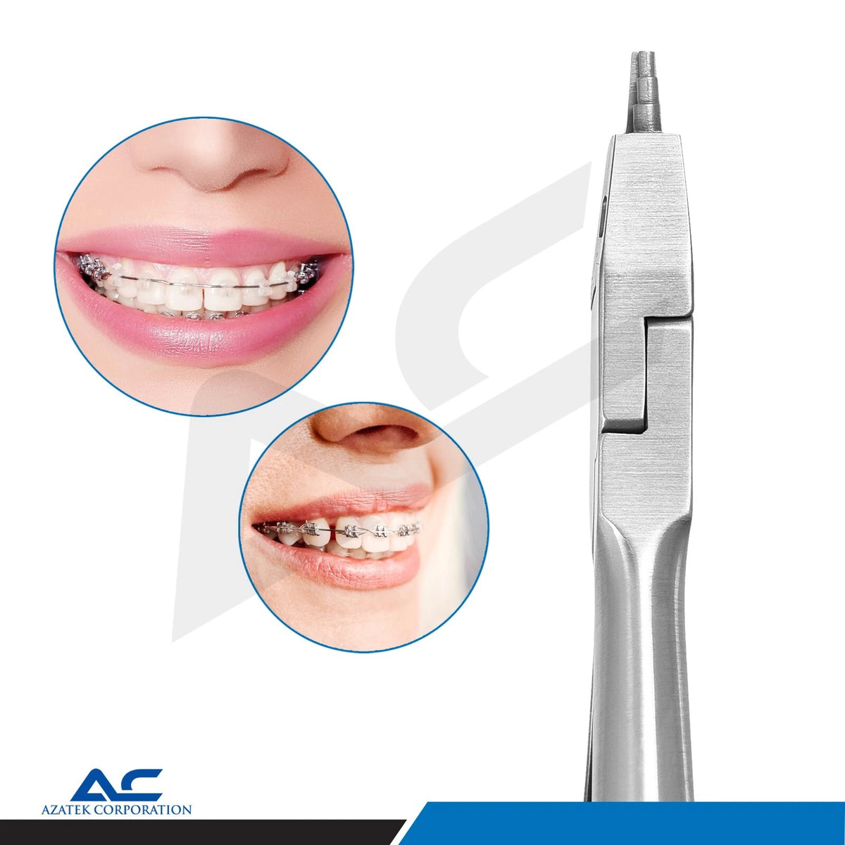 Azatek Kim plier 13cm orthodontic dental instrument for wire cutting and bending