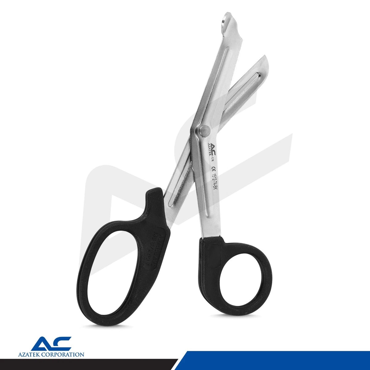 Azatek Lister Bandage Scissor 14.5cm black trauma shears