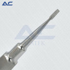 Close-up of serrated tip on Azatek 15cm Mershon Band Pusher