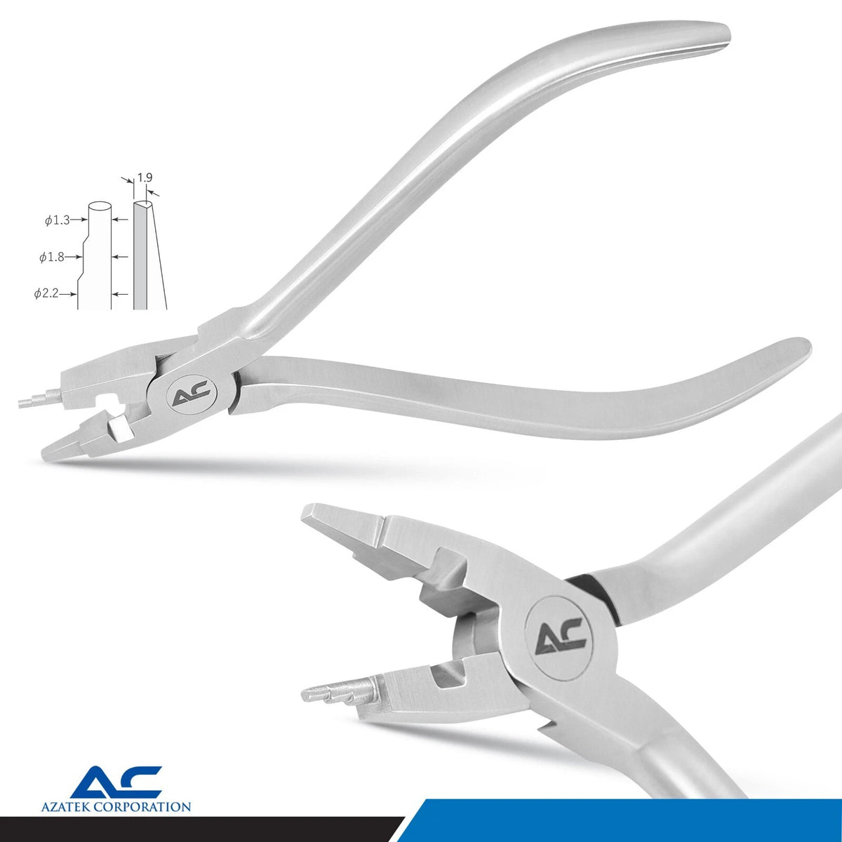 Azatek orthodontic Kim plier precision jaws for cutting orthodontic wire