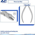 Azatek Orthodontic Three Jaw Plier for professional wire bending