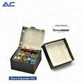 Azatek Professional Bone Expander Kit 12 pieces with organised dental surgical instruments