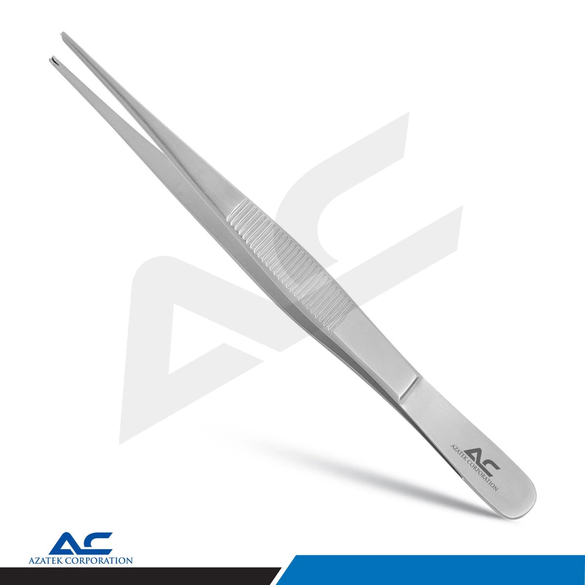 Azatek Surgical Tissue Forceps 1.7mm tip with 1x2 teeth, 14.5cm