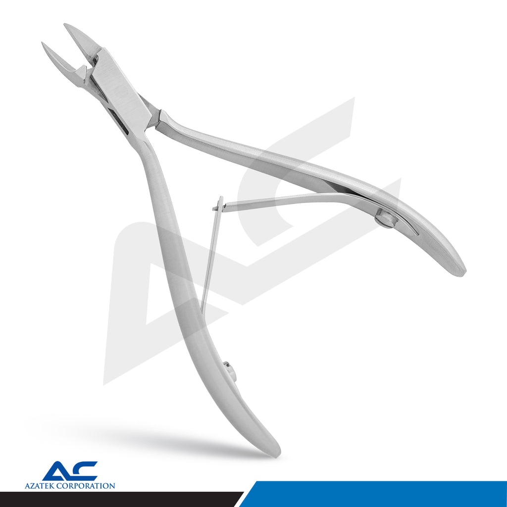 Azatek professional stainless steel toe nail nipper clipper 10cm