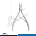 Azatek toe nail nipper 10cm with spring handle