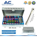 Azatek Universal Dental Implant Kit 50 pieces with dental implant instruments and storage box