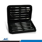 Azatek Wax Carving & Sculpting Tool Set with stainless steel precision wax modelling tools and black storage case