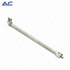 Dental bracket gauge with movable double head and 15cm stainless steel construction