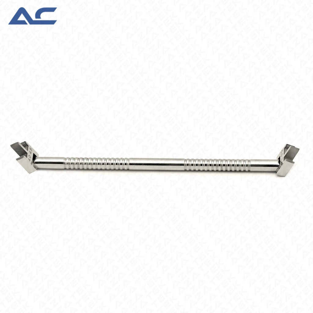 Dental bracket height gauge with movable double head 15cm