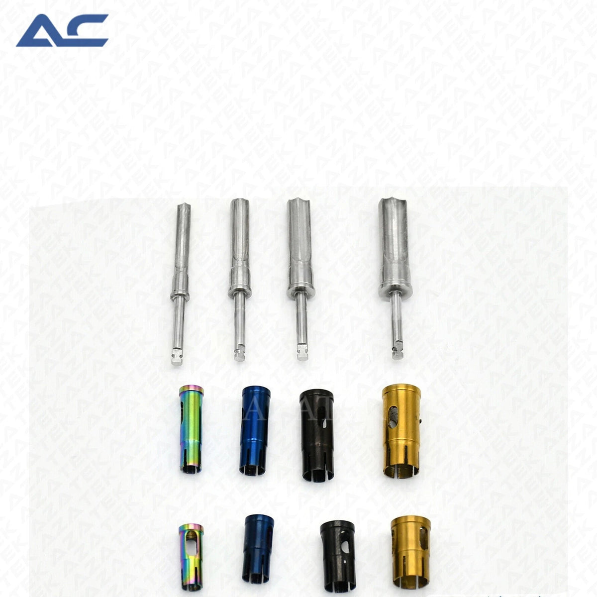 Compact Dental Implant Bone Collector Kit holder with organised components
