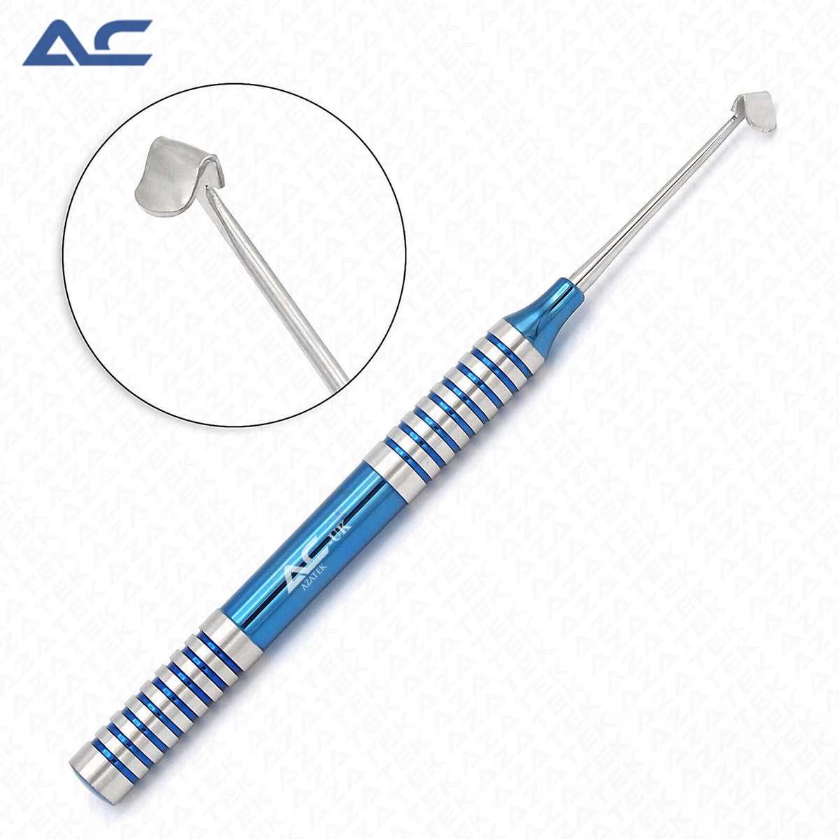 Azatek dental implant cleaning brush kit for targeted oral care
