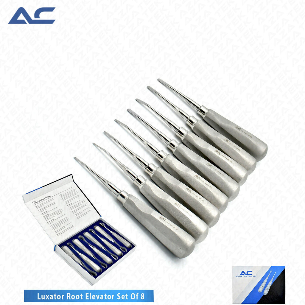 Dental Luxator Root Elevators in 2mm 3mm 4mm and 5mm Sizes