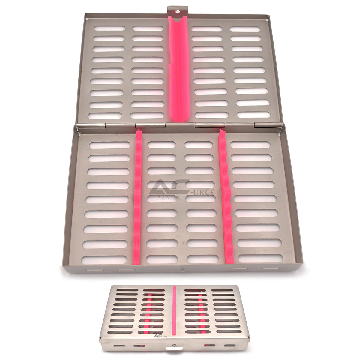 10 instrument Dental Sterilization Cassette stainless steel autoclave tray by Azatek