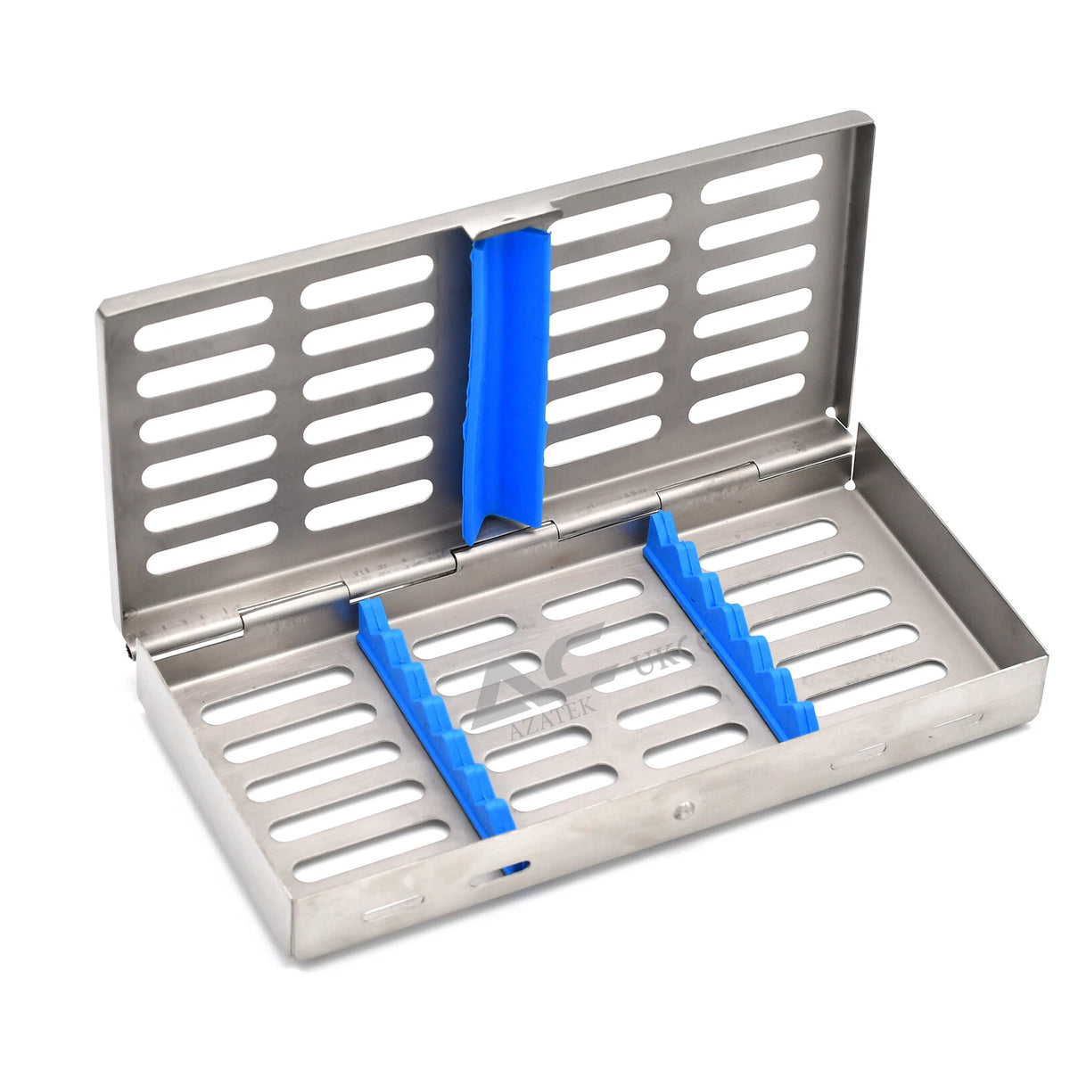 7 instrument Dental Sterilization Cassette stainless steel autoclave tray by Azatek another view