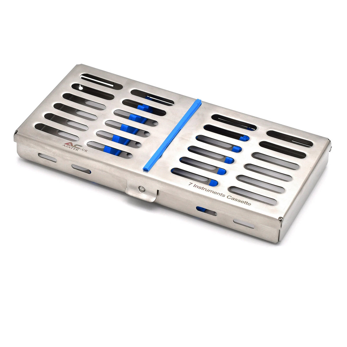 7 instrument Dental Sterilization Cassette stainless steel autoclave tray by Azatek