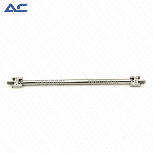 45-degree orthodontic bracket height gauge 15cm with precision measuring heads