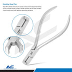 Orthodontic Detailing Step Plier for creating Z-bends and bayonet bends