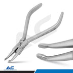 Orthodontic How Plier with serrated gripping tips