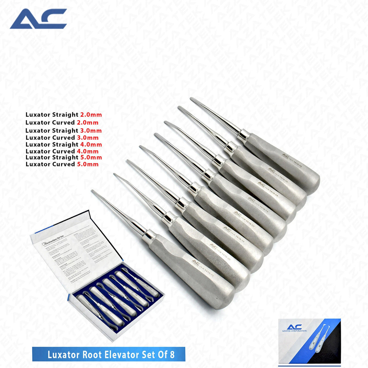 Professional Dental Root Elevator Instrument Set for Dental Extraction