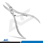 Professional foot care instrument set with toenail nipper, nail file, cuticle tools and premium storage pouch.