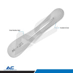 Rigid stainless steel Dental Plaster Spatula for mixing and spreading dental materials