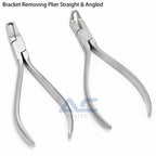 Ortho Bracket Removing Pliers Straight Angled – Professional Orthodontic Bracket Removal Tool - Azatek Instruments
