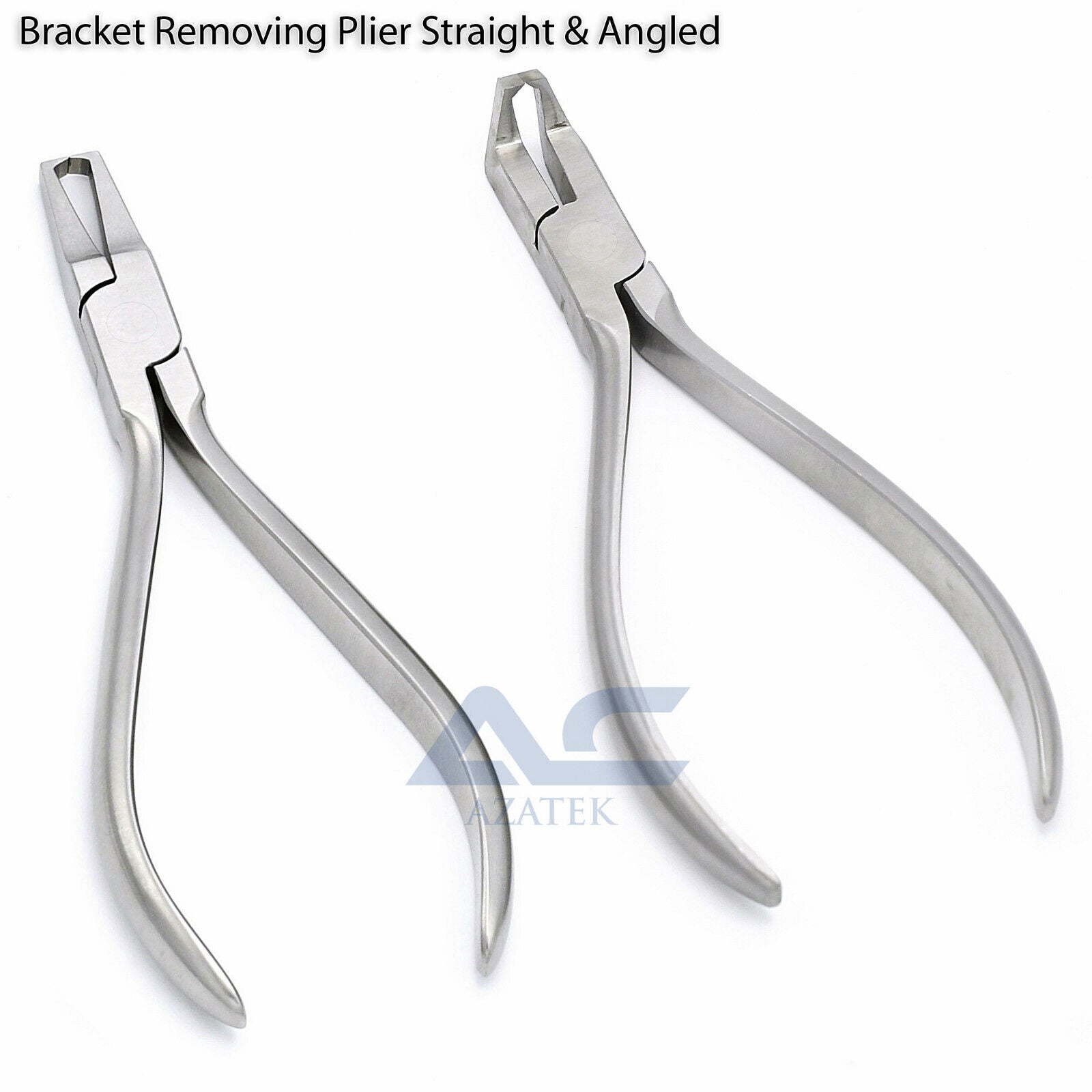Ortho Bracket Removing Pliers Straight Angled – Professional Orthodontic Bracket Removal Tool - Azatek Instruments