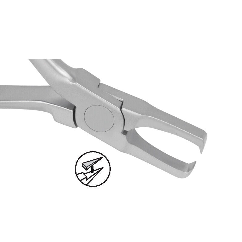 Ortho Bracket Removing Pliers Straight Angled – Professional Orthodontic Bracket Removal Tool - Azatek Instruments