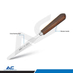 Azatek stainless steel dental plaster spatula for dental laboratory use